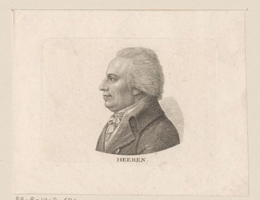 Portrait of Arnold Hermann Ludwig Heeren