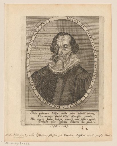Portrait of Johann Heermann