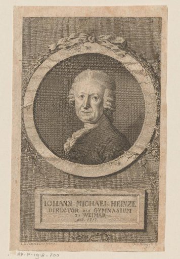 Portrait of Johann Michael Heinze