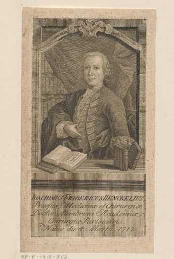Portrait of Joachim Friedrich Henckel