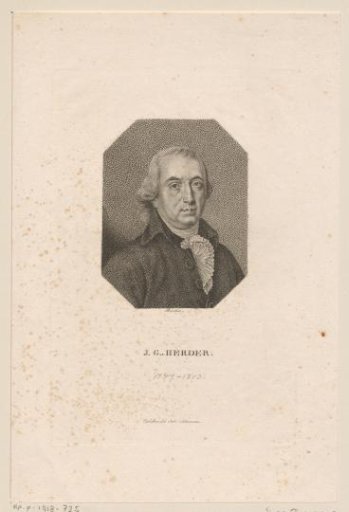 Portrait of Johann Gottfried von Herder