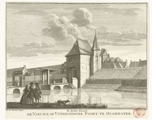 View of the New Gate at Oudewater