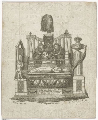 Memorial to Queen Marie Antoinette of France
