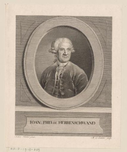 Portrait of Johann Friedrich von Herrenschwand