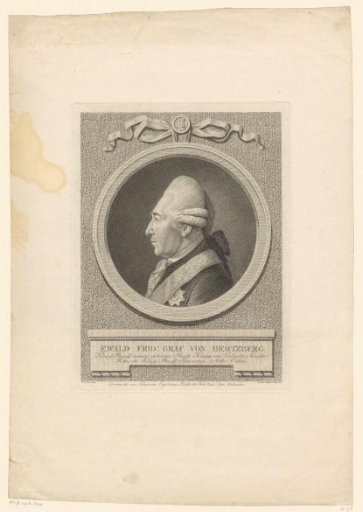 Portrait of Ewald Friedrich von Hertzberg