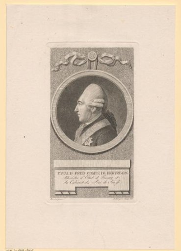 Portrait of Ewald Friedrich von Hertzberg