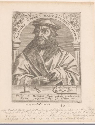 Portrait of Johannes Aepinus