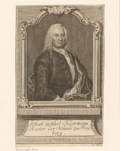 Portrait of Johann Gottlieb Biedermann
