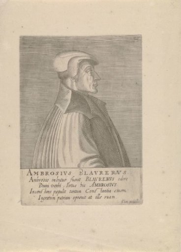 Portrait of Ambrosius Blaurer