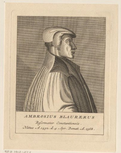 Portrait of Ambrosius Blaurer