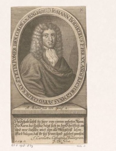 Portrait of Johann Bödiker