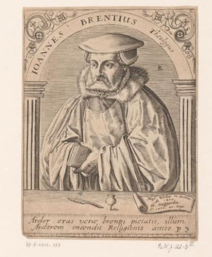 Portrait of Johannes Brenz