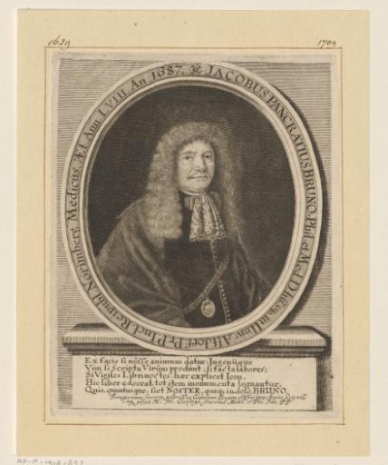 Portrait of Jacob Pancratius Bruno