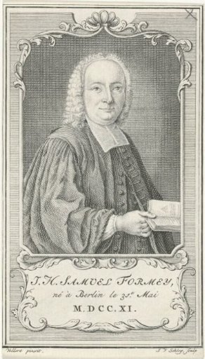 Portrait of Jean-Henri-Samuel Formey