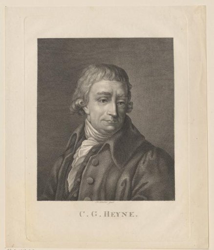 Portrait of Christian Gottlob Heyne