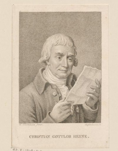 Portrait of Christian Gottlob Heyne
