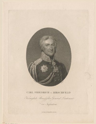 Portrait of Karl Friedrich von Hirschfeld
