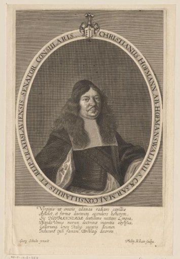 Portrait of Christian Hofmann von Hofmannswaldau