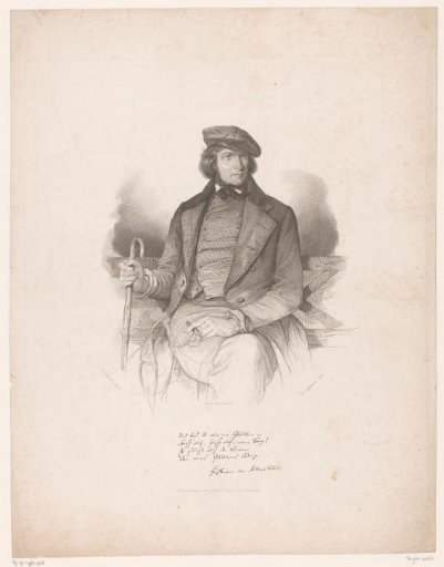 Portrait of Heinrich Hoffmann von Fallersleben