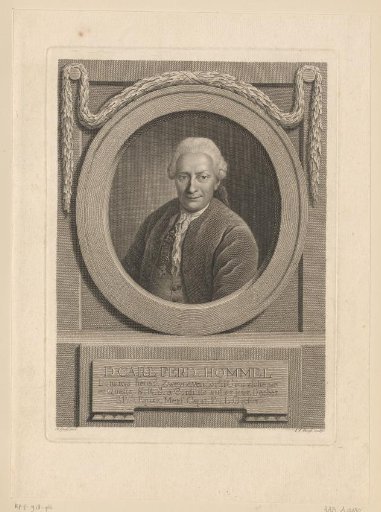 Portrait of Carl Ferdinand Hommel