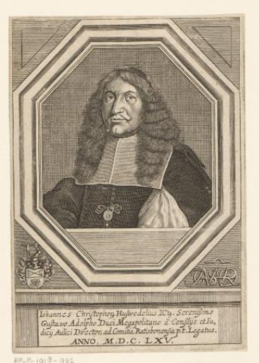 Portrait of Johann Christoph Huswedel