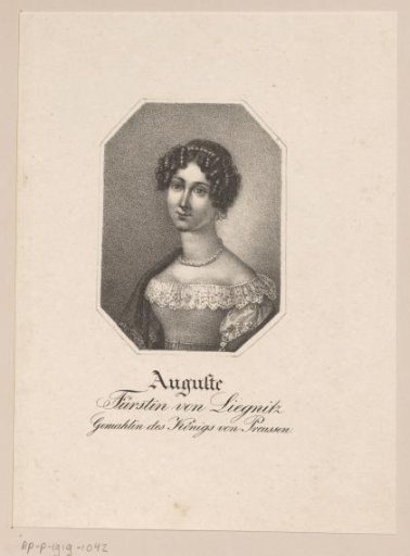 Portrait of Auguste von Harrach, Princess of Liegnitz
