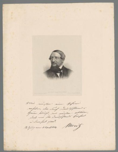 Portrait of an Unknown Man, Possibly Moritz