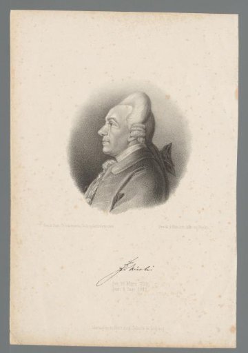 Portrait of Christoph Friedrich Nicolai