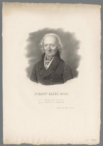 Portrait of Johann Elert Bode