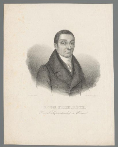 Portrait of Johann Friedrich Röhr