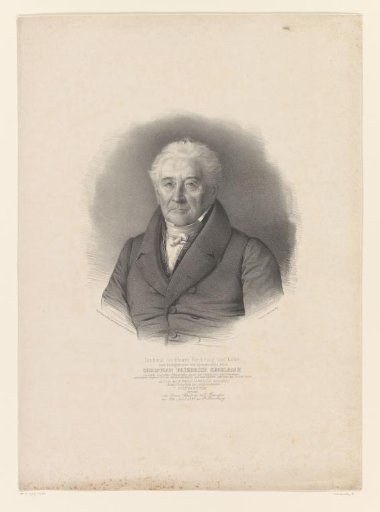 Portrait of Christian Friedrich Segelbach