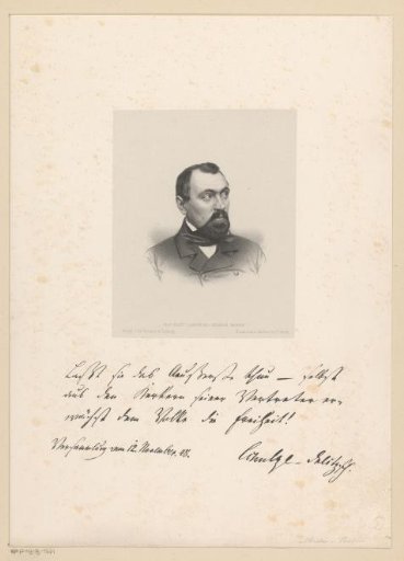 Portrait of Hermann Schulze-Delitzsch