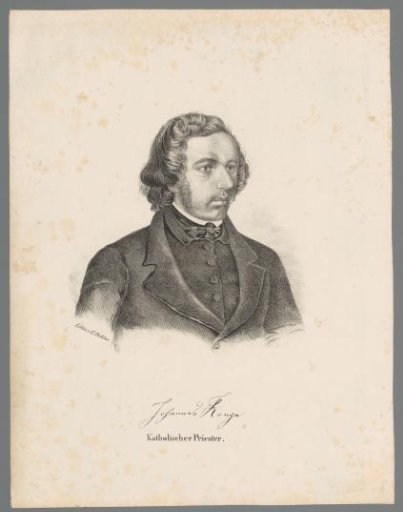 Portrait of Johannes Ronge