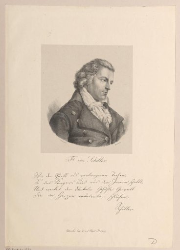 Portrait of Friedrich von Schiller
