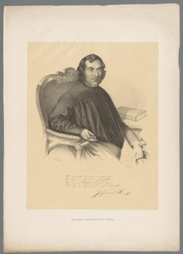 Portrait of Johannes Ronge