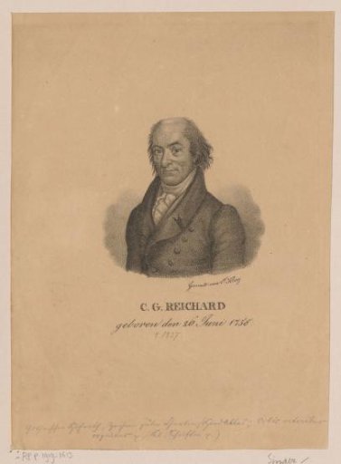 Portrait of Christian Gottlieb Reichard