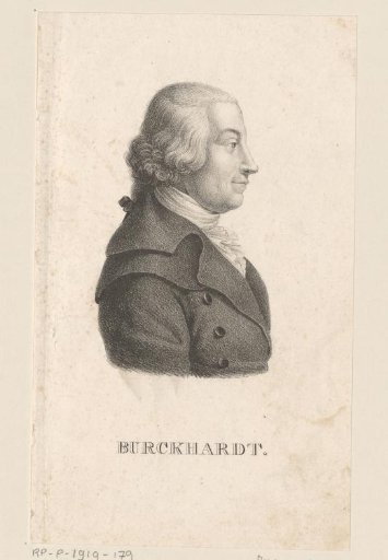 Portrait of Johann Carl Burckhardt