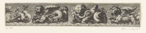 Friar with a seal on the left