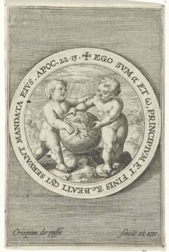 Two Putti with a Globe