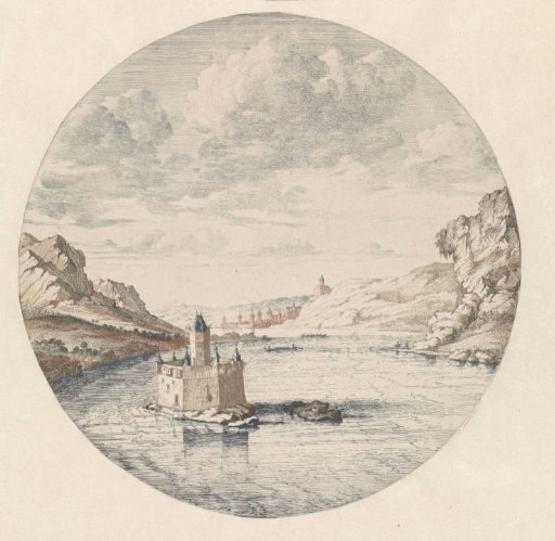 View of Pfalzgrafenstein Castle near Kaub