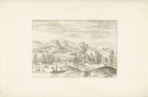 Landscape with a stream