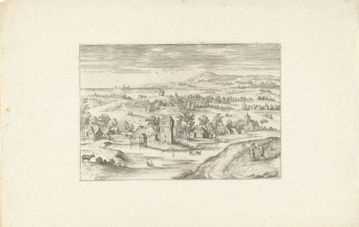 Landscape with a farmhouse