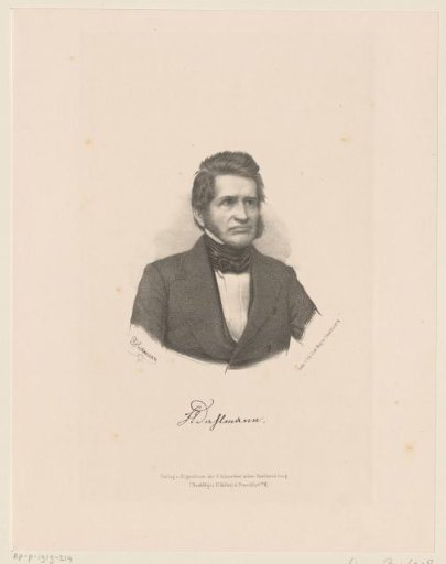Portrait of Friedrich Christoph Dahlmann