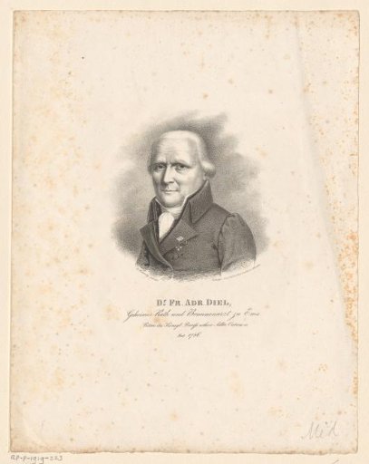 Portrait of August Friedrich Adrian Diel