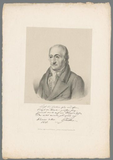 Portrait of Johann Wolfgang von Goethe