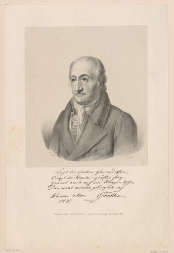Portrait of Johann Wolfgang von Goethe
