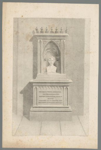 Bust of Friedrich Carl Timotheus Emmerich in a Niche