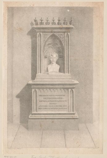 Monument with portrait bust of Friedrich Carl Timotheus Emmerich