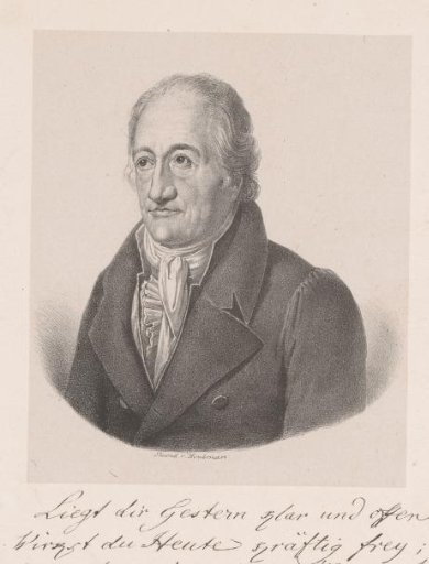 Portrait of Johann Wolfgang von Goethe