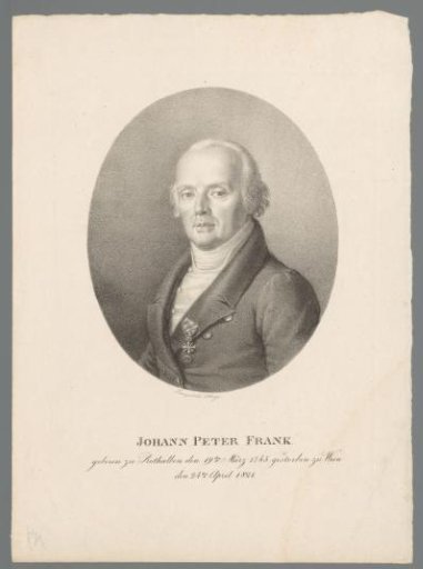 Portrait of Johann Peter Frank